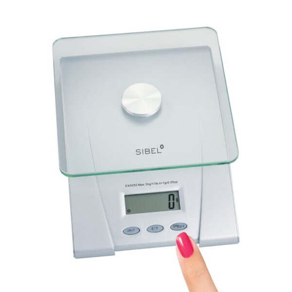 P000249 – Digital Scales with Glass Top Max 5 kg.